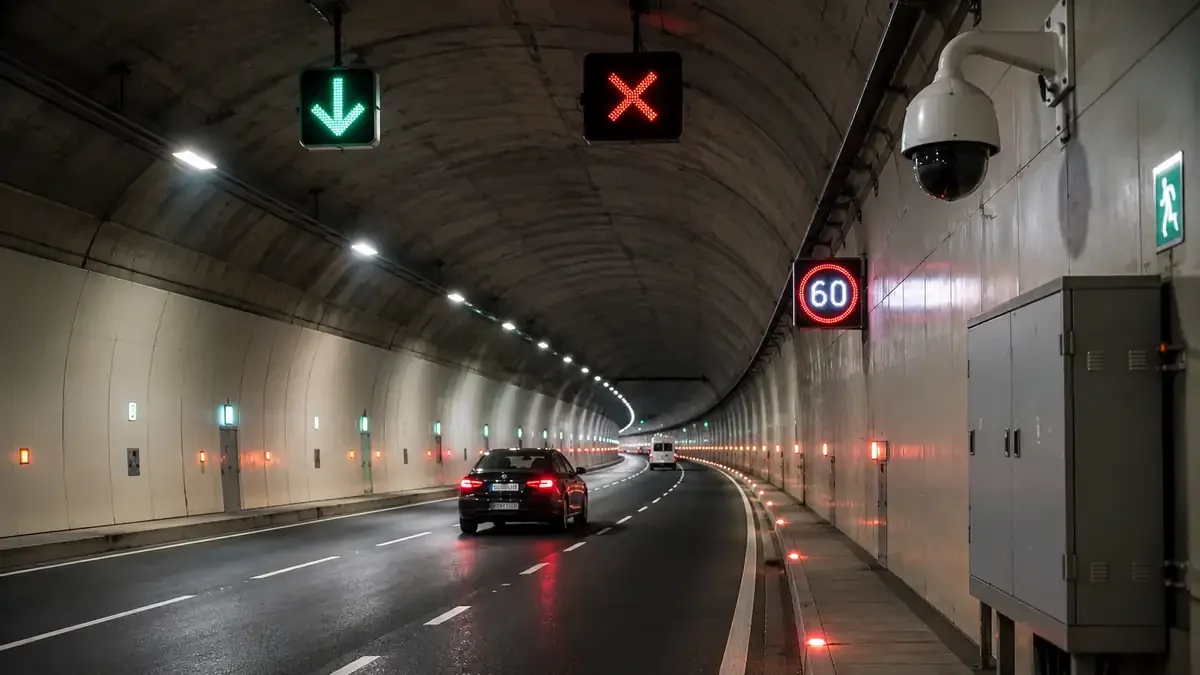 Tunnel monitoring application scene