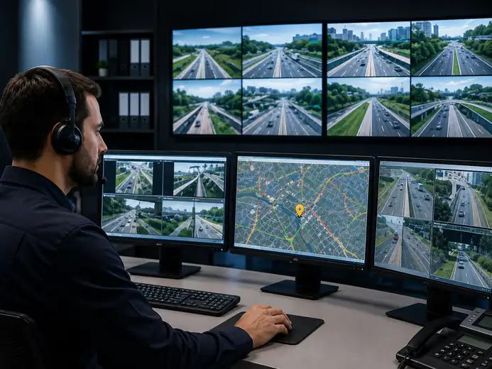 Tunnel traffic monitoring and lane control signs
