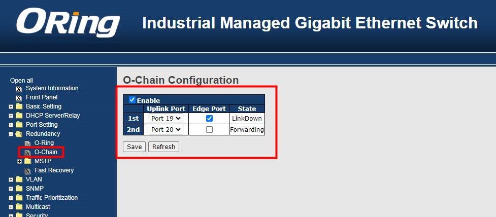 How To Setting O Chain