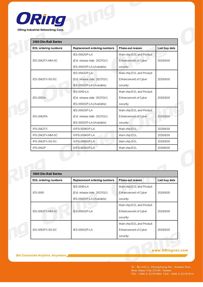 650 EOL Notice 2000 3000 Series 20260731 02