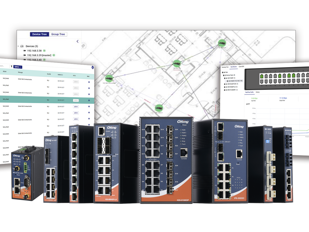 ORing industrial networking product family for factory automation